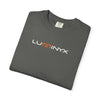Luminyx garment-dyed T-shirt, size and fit reference