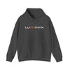 Luminyx Fugo hooded sweatshirt, back view